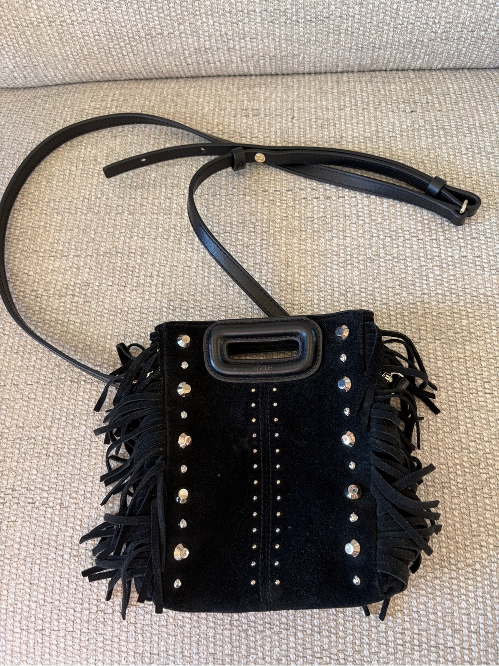 Maje Suede Purse